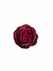 Róża główka 8 cm bordowa