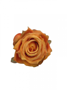 Róża kwiat wyrobowy 10 cm ceglana
