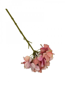 Hortensja kwiat pojedynczy 32 cm różowa