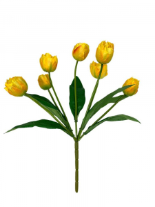 Tulipany bukiet 41 cm żołte