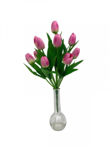 Tulipan bukiet 37 cm różowy