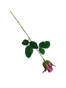 Róża kwiat pojedynczy 42 cm fuksjowa