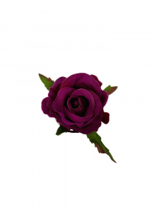 Róża główka 5 cm fuksja