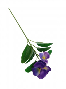 Bratek kwiat pojedynczy 33 cm jasno purpurowy