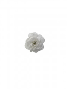 Róża mini główka 3 cm biała