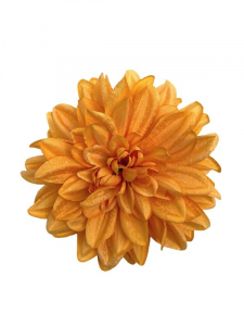 Dalia kwiat wyrobowy 18 cm pomarańczowa