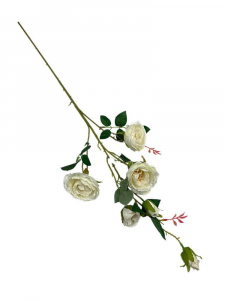 Róża gałązka 90 cm biała