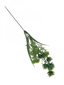 Czosnek gałązka z listkam 47 cm zielony