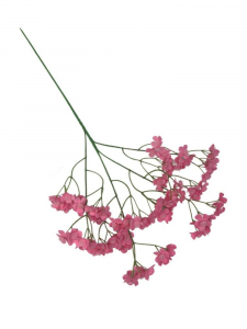 Gałązka z kwiatuszkami 61 cm różowa