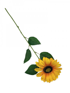 Słonecznik kwiat pojedynczy 67 cm żółty
