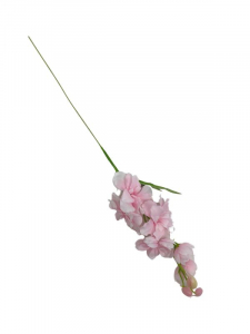 Ostróżka kwiat pojedynczy 44 cm perłowy róż