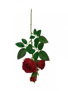 Róża kwiat pojedynczy 37,5 cm czerwona