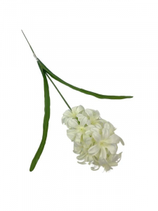 Hiacynt kwiat pojedynczy 52 cm kremowy