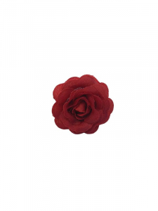 Róża mini kwiat wyrobowy 3 cm czerwona