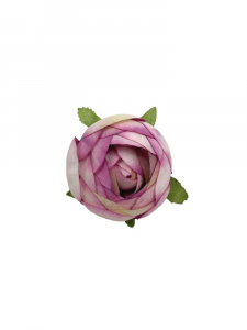 Pełnik kwiat wyrobowy 5 cm fioletowo kremowy
