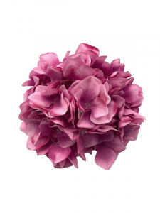 Hortensja kwiat wyrobowy 20 cm ciemno różowa