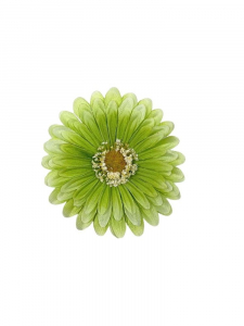 Gerbera kwiat wyrobowy 10 cm zielona