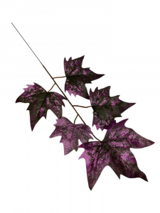 Klon liście gałązka 54 cm fiolet