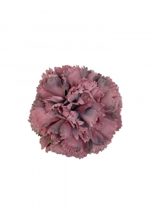Goździk kwiat wyrobowy 12 cm brudny róż z szarym