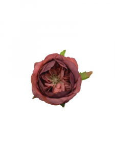 Piwonia mini kwiat wyrobowy 6 brudny ciemny róż