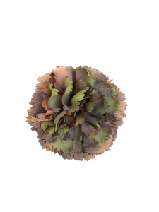Goździk kwiat wyrobowy 12 cm multikolor w odcieniach zielonego, fioletu i brzoskwini