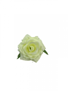 Róża kwiat wyrobowy 5 cm jasno zielona