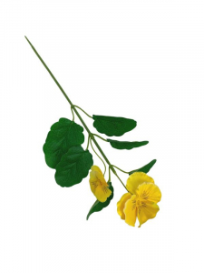 Bratek kwiat pojedynczy 33 cm żółty