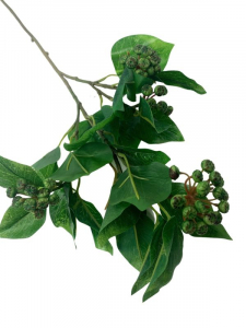 Gałązka z owocami 71 cm zielona