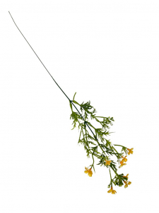 Dodatek mini kwiatuszki 53 cm żółty