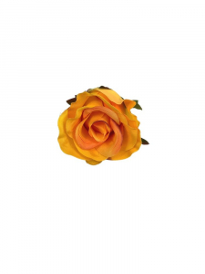 Róża wyrobowa 6 cm pomarańczowa