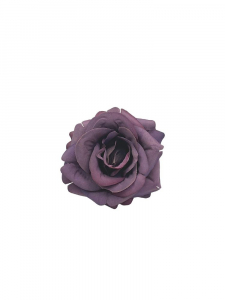 Róża kwiat wyrobowy 6 cm fioletowa