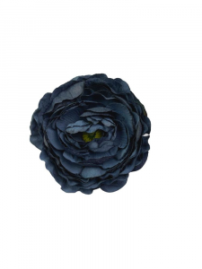 Pełnik kwiat wyrobowy 9 cm ciemno niebieski