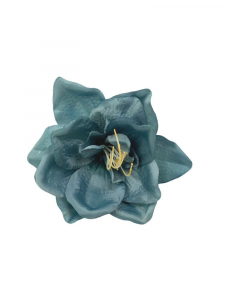 Amarylis kwiat wyrobowy 16 cm niebieski