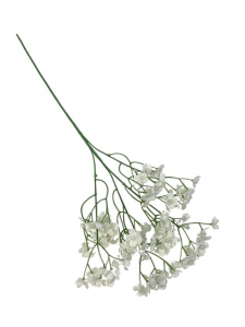 Gałązka z kwiatuszkami 61 cm biała