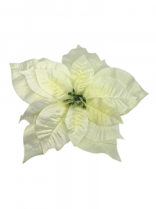 Gwiazda betlejemska XL kwiat wyrobowy 24 cm jasno żółta