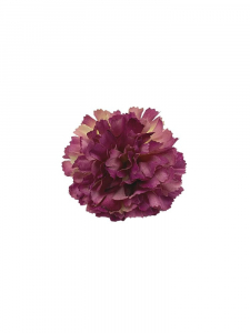 Goździk kwiat wyrobowy 8 cm fioletowo zielony