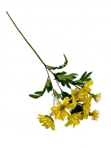 Margaretki gałązka 60 cm żółte