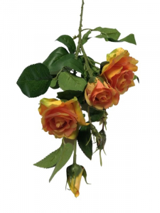 Róża kwiat pojedynczy 77 cm ciemna herbata