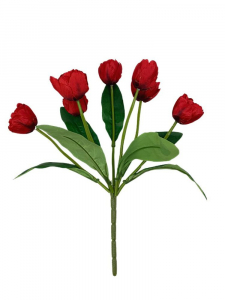 Tulipany bukiet 41 cm czerwone