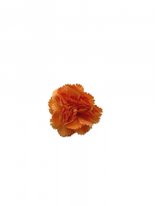 Goździk kwiat wyrobowy 3 cm pomarańczowy