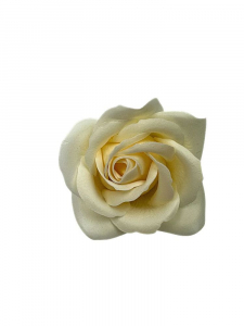 Róża mydlana 8 cm kremowa
