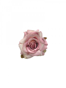 Róża kwiat wyrobowy 6 cm jasno różowa
