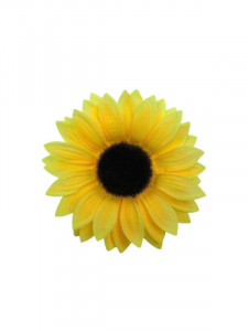 Słonecznik kwiat wyrobowy 12 cm żółty
