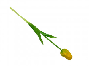 Tulipan silikonowy 46 cm żółty