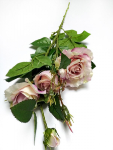 Róża kwiat pojedynczy 77 cm pudrowy fiolet