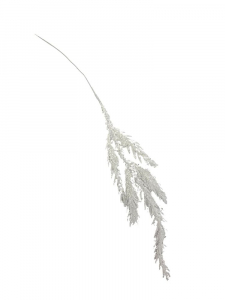 Gałązka ośnieżona 40 cm biała