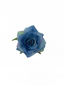 Róża główka 6 cm niebieska