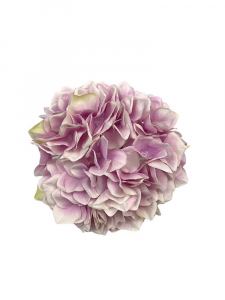 Hortensja kwiat wyrobowy 20 cm fiołkowo kremowa