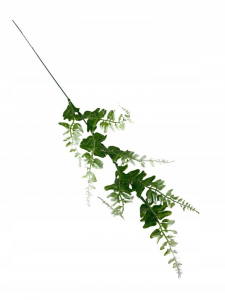 Paproć liście dodatek 60 cm zielono biały