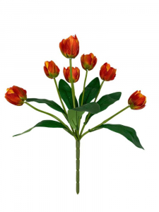 Tulipany bukiet 41 cm pomarańczowe